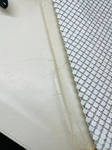 White Mesh Envelope Purse